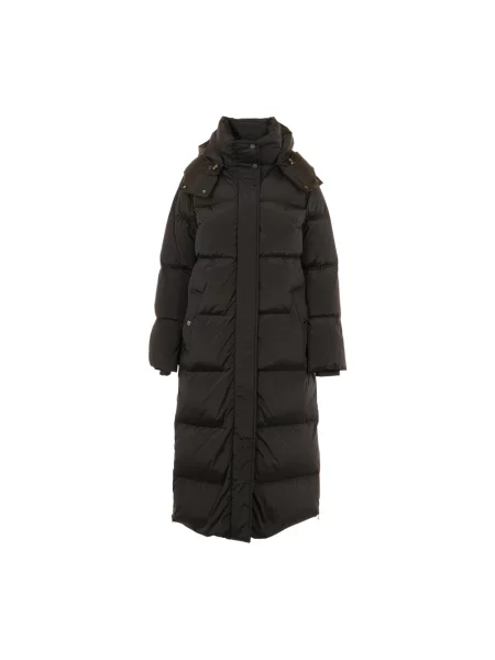 Długa parka Woolrich czarna
