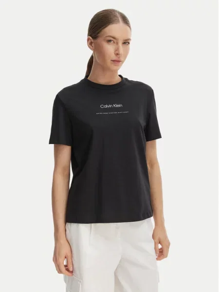 Calvin Klein Jeans Póló Classic fekete