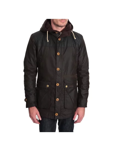 Woskowana kurtka Barbour zielona