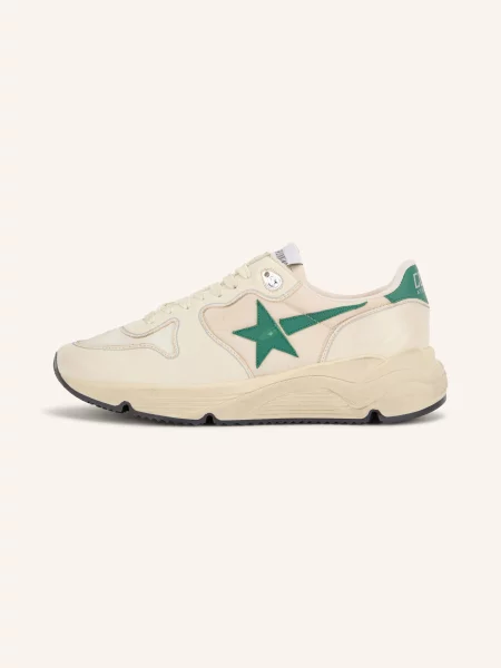 Golden Goose Sneakersy Running krémová zelená