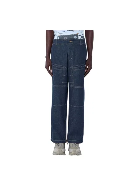 Jeansy Moncler niebieskie