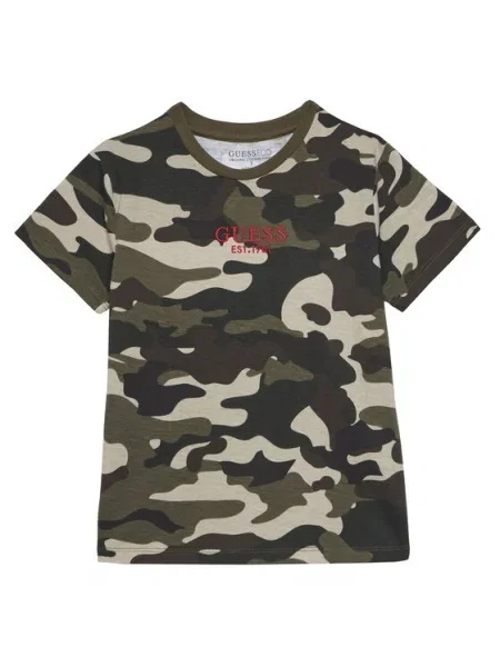 Guess Póló Regular Fit khaki