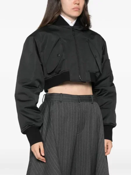 Decupat geacă bomber Balenciaga negru