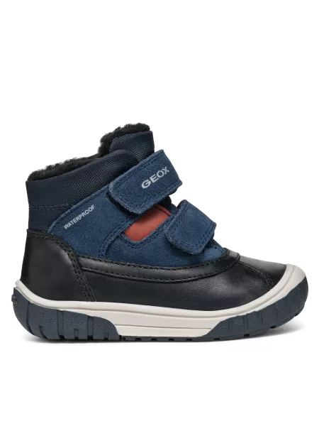 Μπότες Geox B Omar Boy Wpf M μαύρο