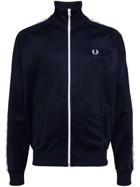 Geacă Fred Perry cu broderie alergare albastru