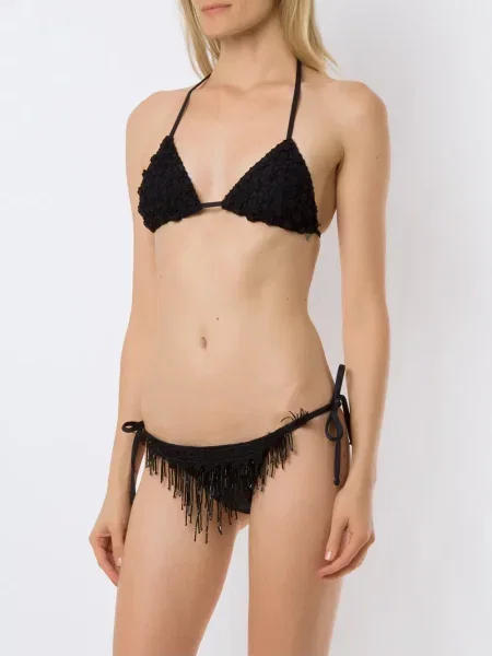 Haftowany bikini Amir Slama czarny