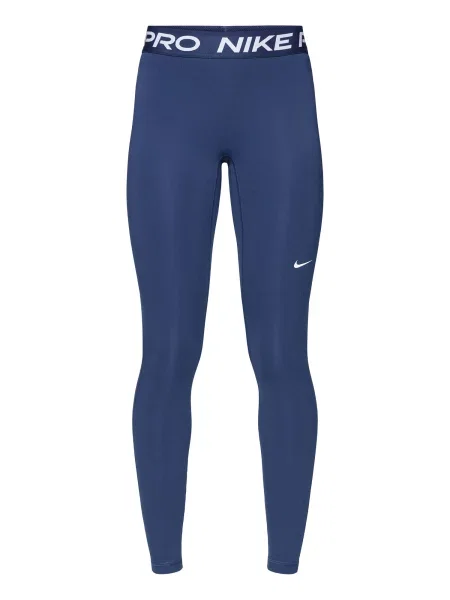 NIKE Športové nohavice námornícka modrá biela