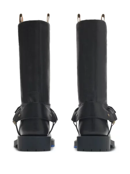 Botine Burberry din piele negru