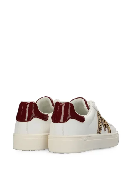 Sneakerși Mexx cu imagine cu model leopard alb