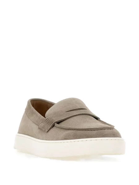 Pantofi loafer Doucal's din piele gri