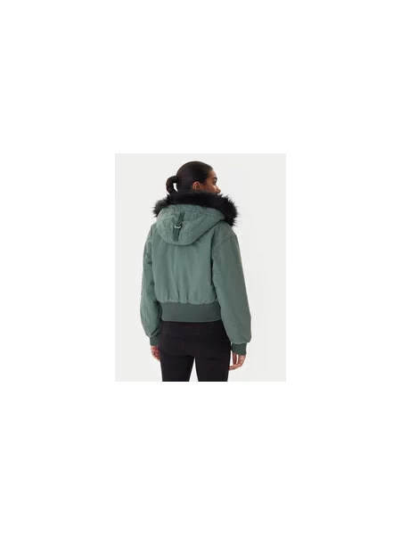 Juicy Couture Bomber jakna Regular Fit zelena