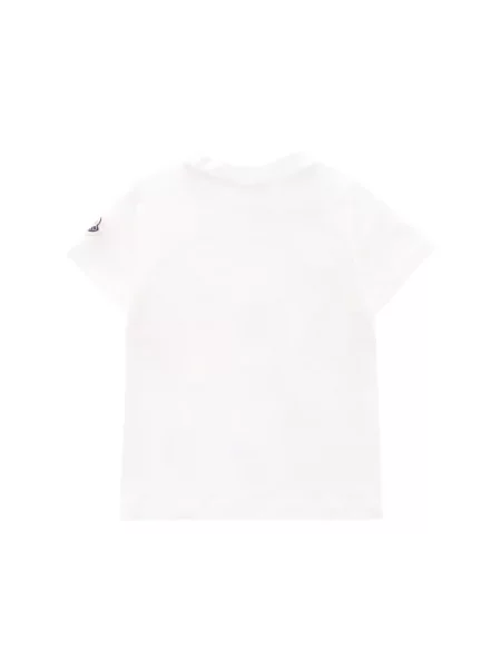 Koszulka dziecięca Moncler Enfant biała