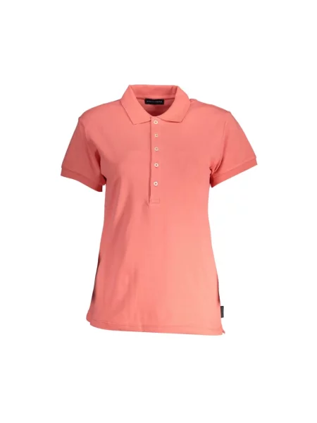 Koszulka polo North Sails z krótkim rękawem różowa