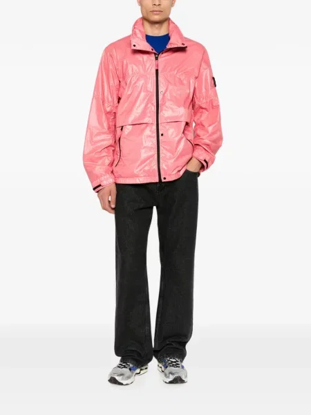 Geacă Stone Island cu strasuri roz