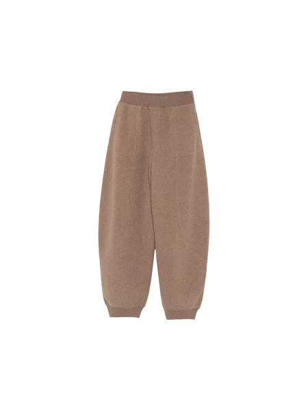 Spodnie Max Mara brązowe