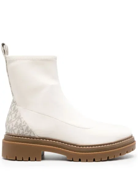 Cizme scurte Michael Michael Kors din piele cu imagine negru