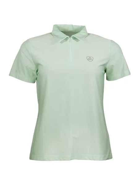 Tricou polo Peak Mountain verde