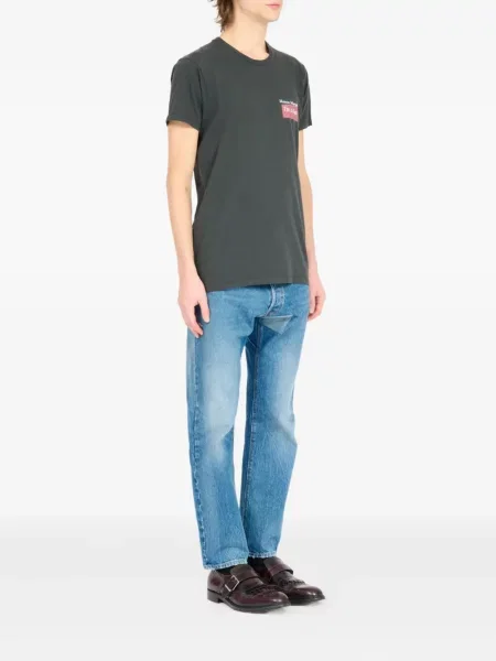 Tricou Maison Margiela cu imagine gri