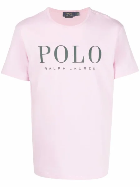 Sweter Polo Ralph Lauren klasyczny z nadrukiem biały