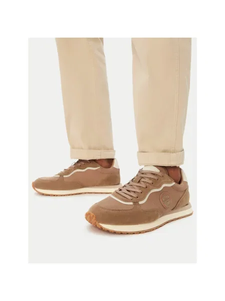 Sneakersy Napapijri brązowe