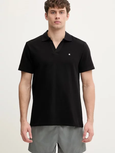 Karl Lagerfeld polo de KL METAL negru