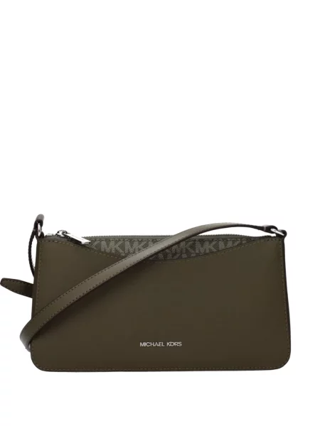 Geantă Michael Kors cu autograf verde