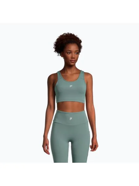 Olcsóbban. FILA Radford sötét erdei fitness melltartó. Méret: XS zöld