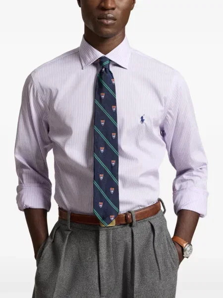 Șosete Polo Ralph Lauren cu model herringbone cu broderie plasă albastru