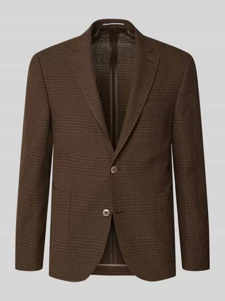 Marynarka o kroju slim fit na 2 z mieszanki lnu i bawełny Bugatti
