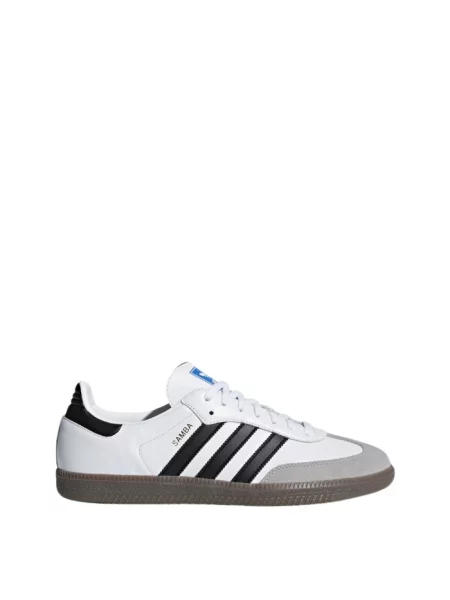 Wielobarwność sneakersy Adidas Samba skórzane białe