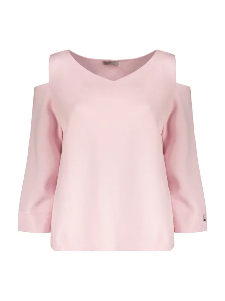 Sweter Herno wełniany różowy