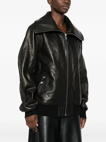 Geanta de piele Rick Owens negru