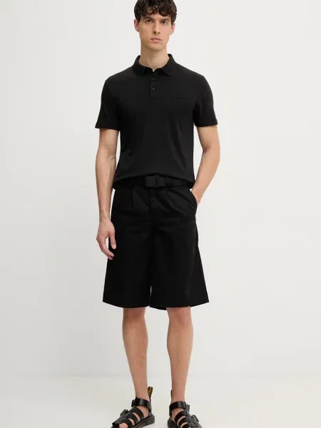 Tricou polo Calvin Klein negru