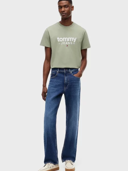 Прямые джинсы Tommy Jeans синие