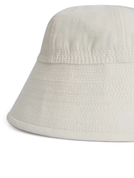 Pălărie Jil Sander de in alb