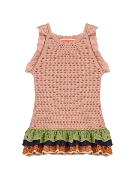 Top La Doublej o krotszym kroju różowy