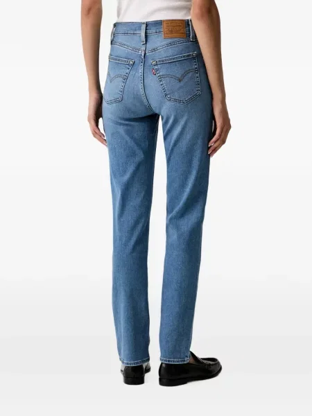 Prugasti ruksak Levi's® visoki struk siva