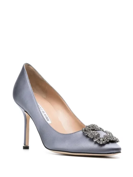 Bateliai Manolo Blahnik satino