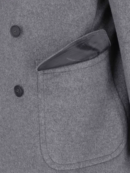 Dvouřadý kabát Tagliatore šedý