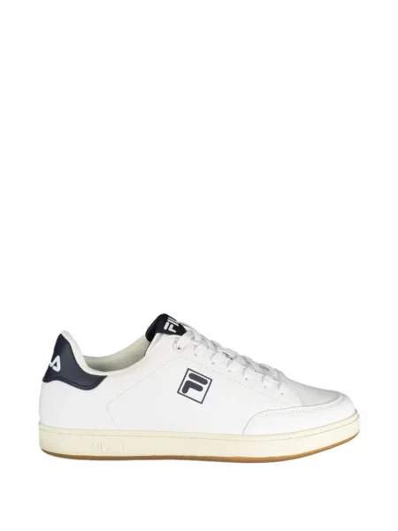 Sneakerși Fila cu autograf alb