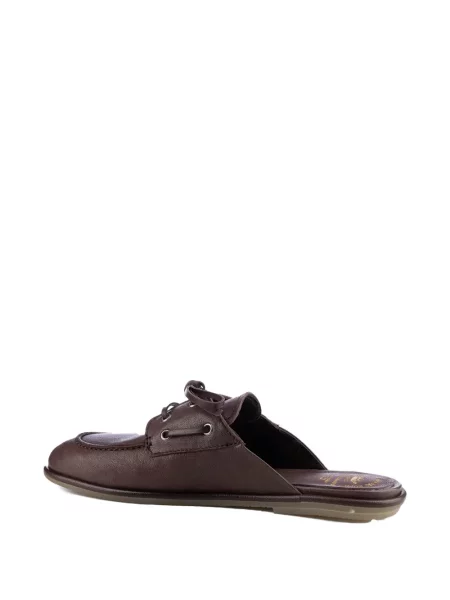 Кожени мюли Officine Creative без ток кафяво