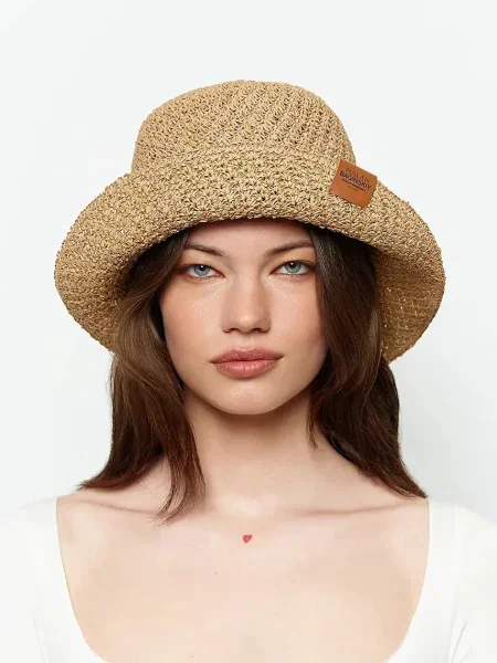 Klobuk Ruslan Baginskiy Ruslan Baginskiy Foldable Bucket Hat bež