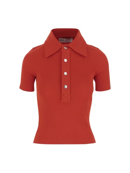 Koszulka Tory Burch czerwona