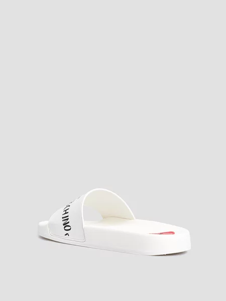Шлепанцы Moschino белые