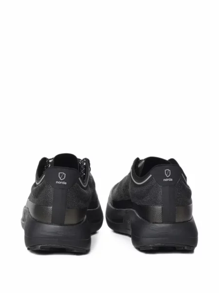 Sneakerși Norda cu aplicații negru