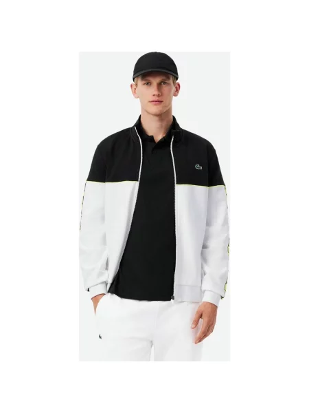 Bluza Lacoste Tennis Colour-Block Full Zip granatowy XS biały