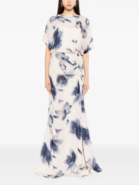 Rochie Amsale cu model floral cu imagine