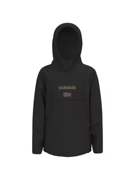 Bluza z kapturem dziecięca Napapijri czarna