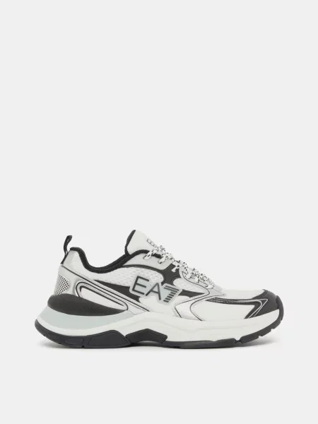 Жіночі Кросівки повсякденні білий/чорний поліестер/шкіра з покр./поліур білі