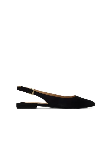 LAUREN RALPH LAUREN Baleriny czarny
